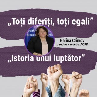 Istoria unui luptător. Galina Climov, director executiv AOPD, militant pentru drepturile omului.