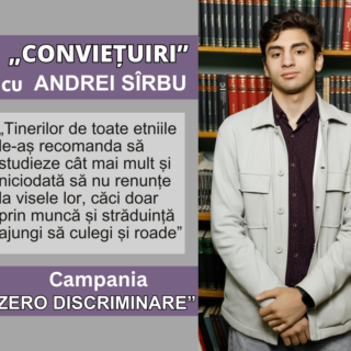 Campania #Zero Discriminare, CONVIEȚUIRI cu Andrei Sîrbu, student în anul I la facultatea de drept, USM