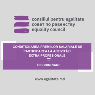 Condiționarea premiilor salariale de participarea la activități extra-profesionale reprezintă o formă de discriminare