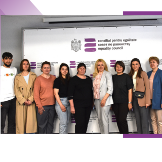 Studenții de la Universitatea de Stat din Moldova, în vizită de studiu la Consiliul pentru egalitate