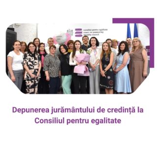 Magdalena Rusnac a depus jurământul de credință în cadrul Consiliului